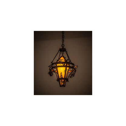 Lone Pine 18" Wide Abstract Pendant