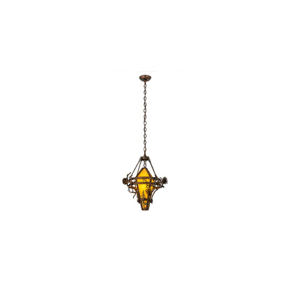 Lone Pine 18" Wide Abstract Pendant