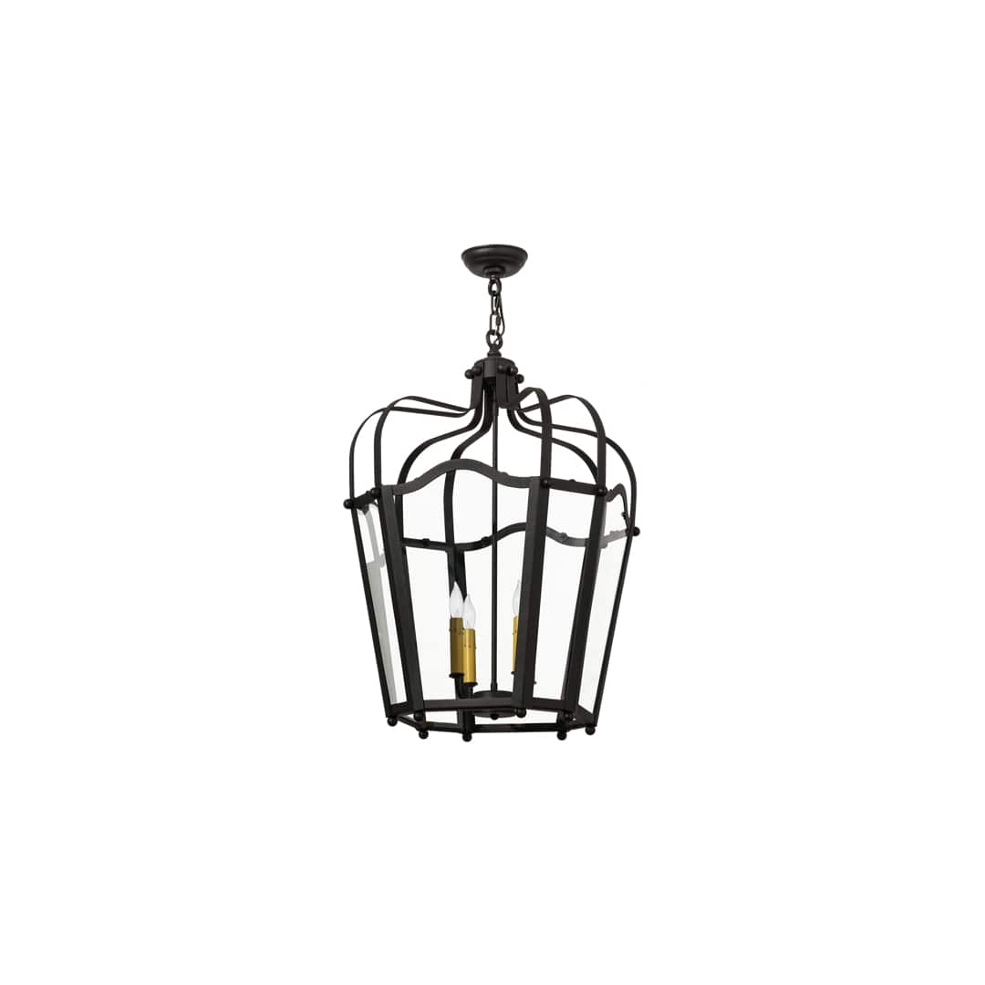 Citadel 4 Light 23" Wide Taper Candle Pendant