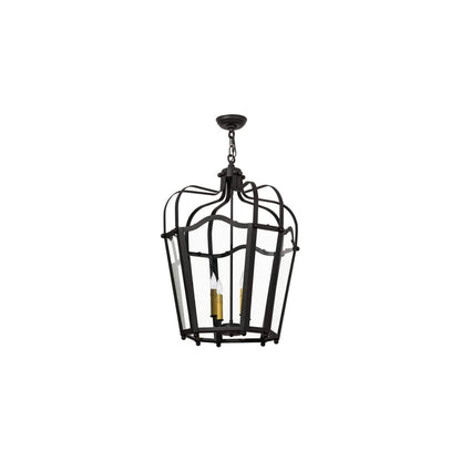 Citadel 4 Light 23" Wide Taper Candle Pendant