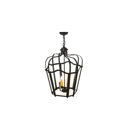 Citadel 4 Light 23" Wide Taper Candle Pendant