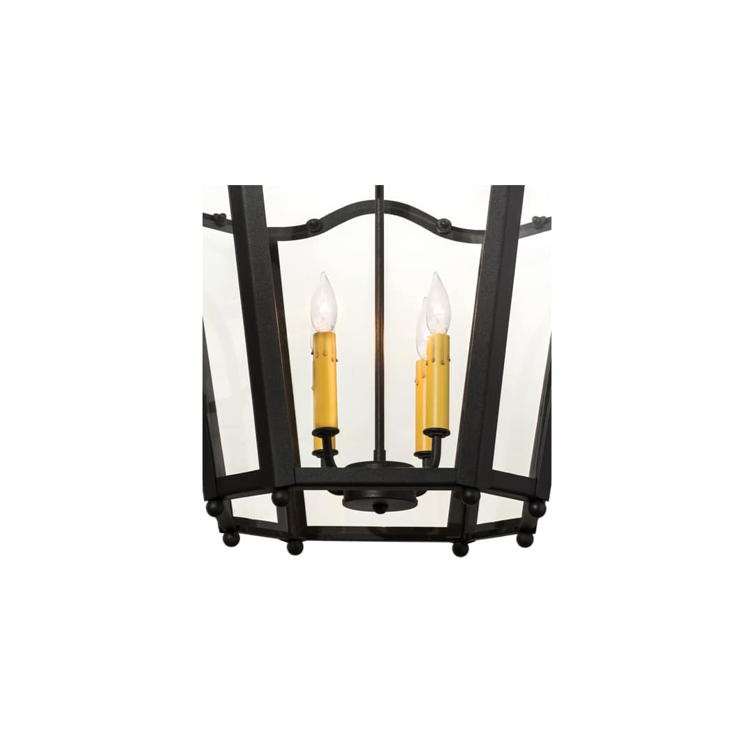 Citadel 4 Light 23" Wide Taper Candle Pendant