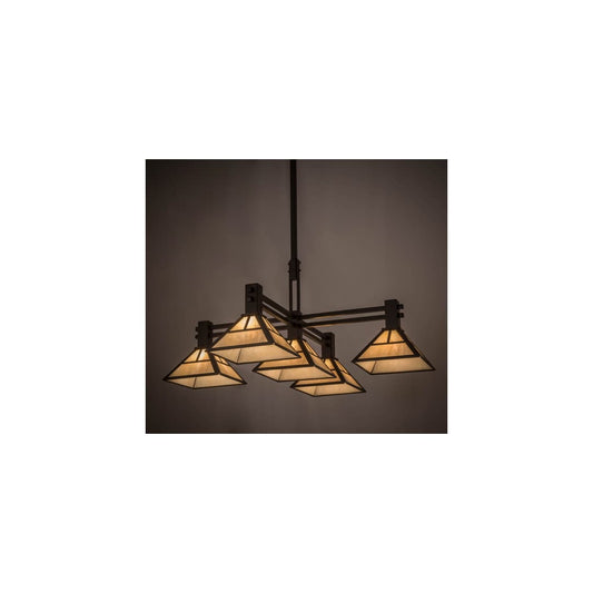 Mission 5 Light 48" Wide Pendant