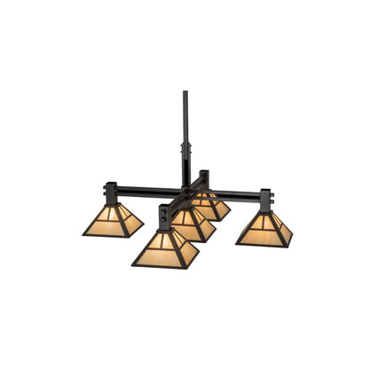 Mission 5 Light 48" Wide Pendant