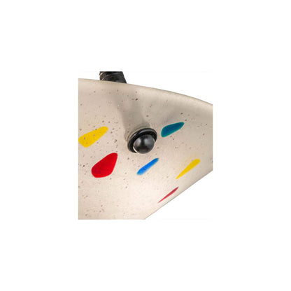 Metro Fusion 3 Light 14" Wide Semi-Flush Bowl Ceiling Fixture