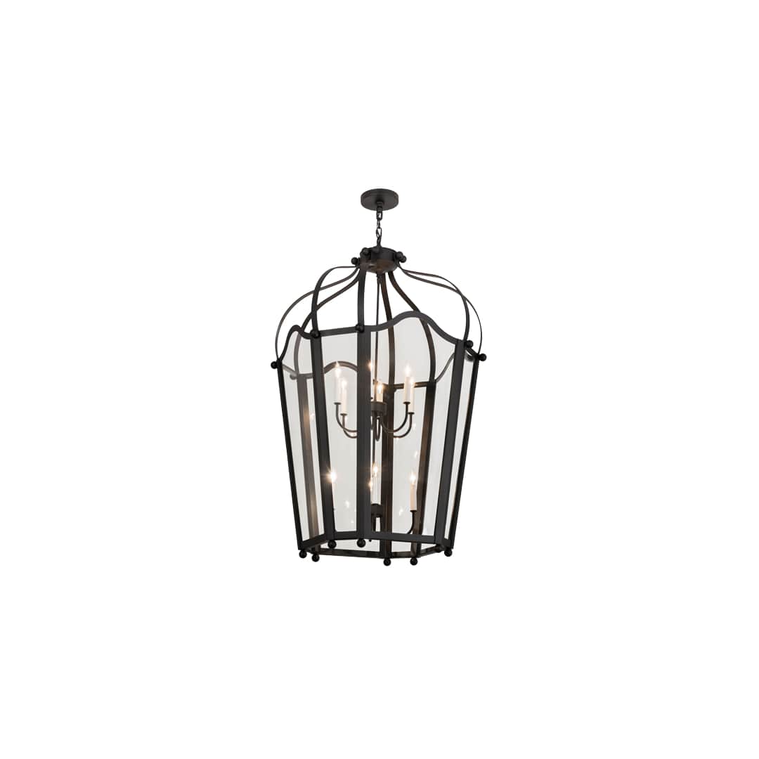Citadel 10 Light 33" Wide Taper Candle Pendant