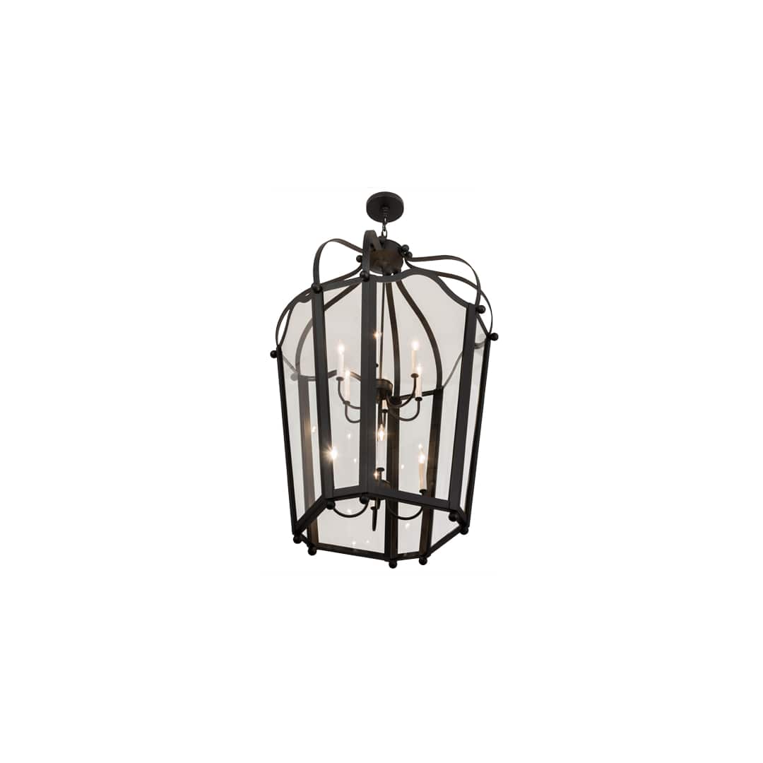 Citadel 10 Light 33" Wide Taper Candle Pendant