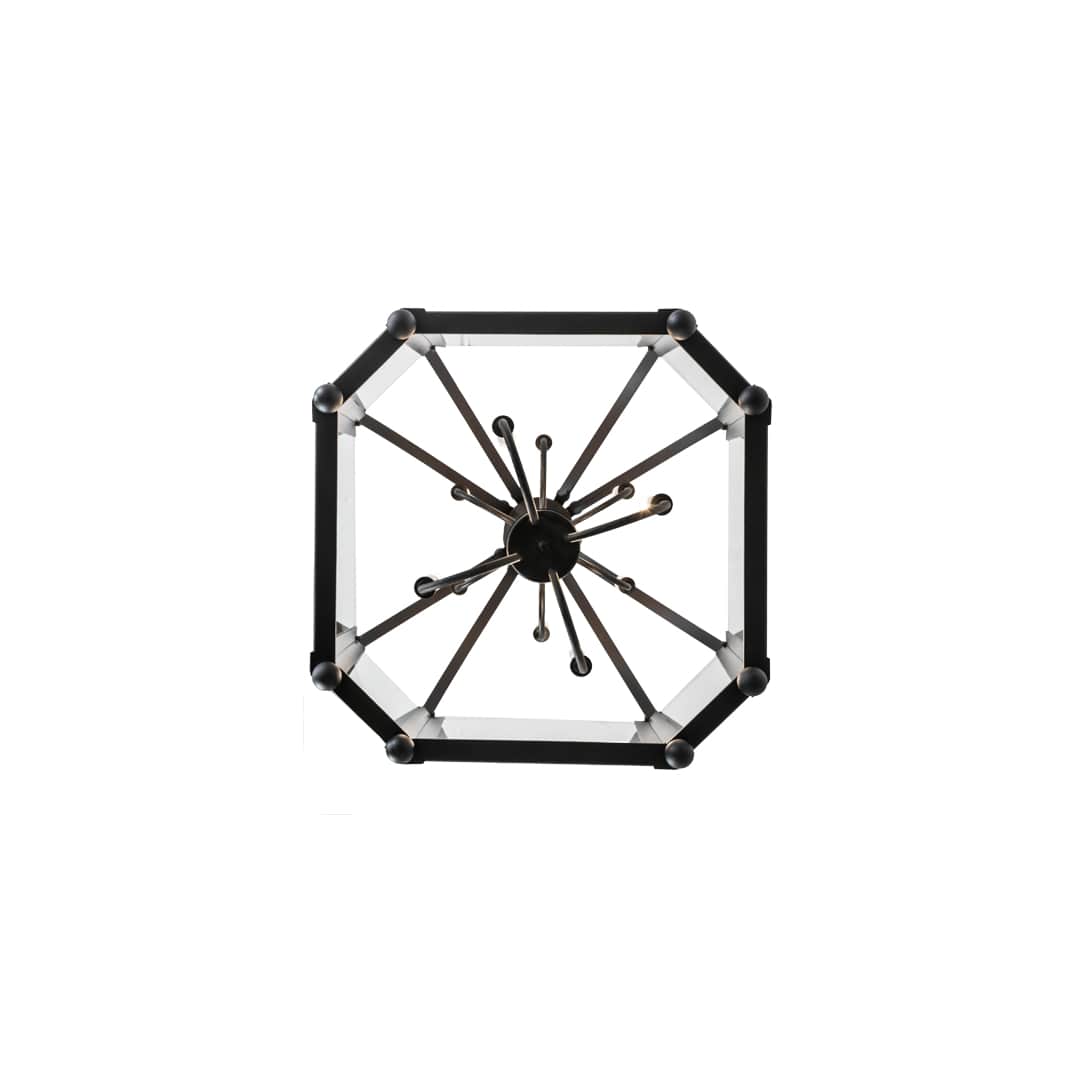 Citadel 10 Light 33" Wide Taper Candle Pendant