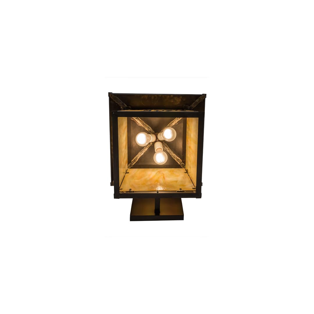 3 Light 19" Tall Wall Sconce