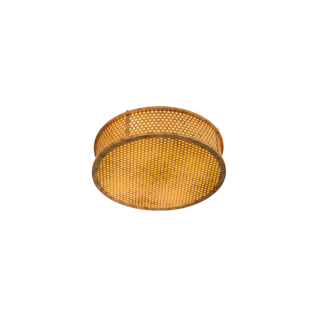 Cilindro Luciano 4 Light 24" Wide Semi-Flush Drum Ceiling Fixture
