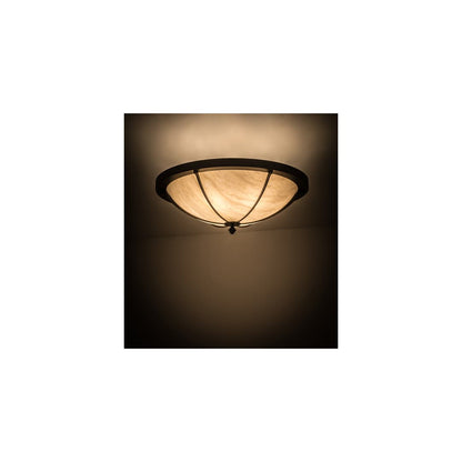 Dominga 6 Light 30" Wide Flush Mount Bowl Ceiling Fixture - Oil Rubbed Bronze Finish