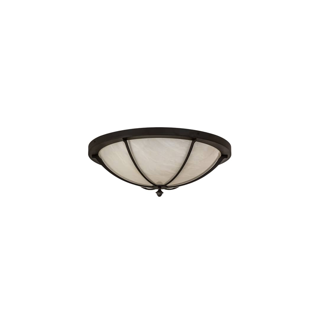 Dominga 6 Light 30" Wide Flush Mount Bowl Ceiling Fixture - Oil Rubbed Bronze Finish
