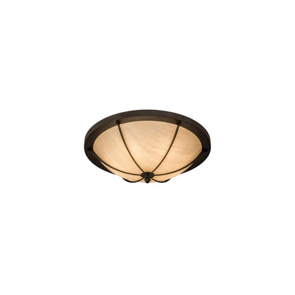 Dominga 6 Light 30" Wide Flush Mount Bowl Ceiling Fixture - Oil Rubbed Bronze Finish
