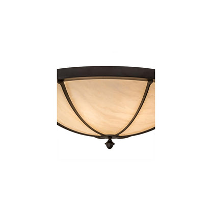 Dominga 6 Light 30" Wide Flush Mount Bowl Ceiling Fixture - Oil Rubbed Bronze Finish