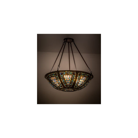 Fleur-de-lis 4 Light 24" Wide Pendant