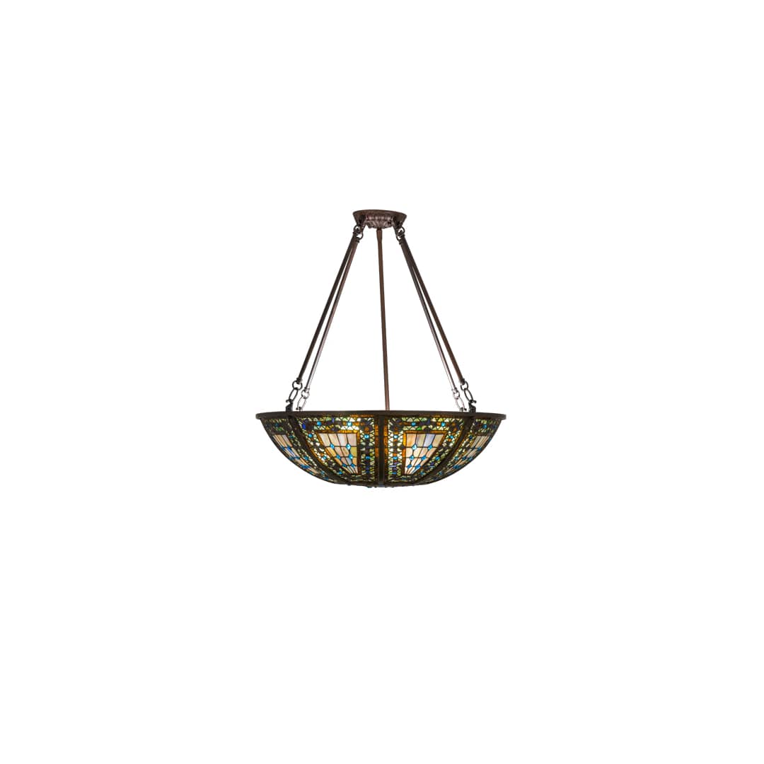 Fleur-de-lis 4 Light 24" Wide Pendant