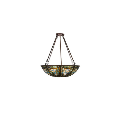 Fleur-de-lis 4 Light 24" Wide Pendant