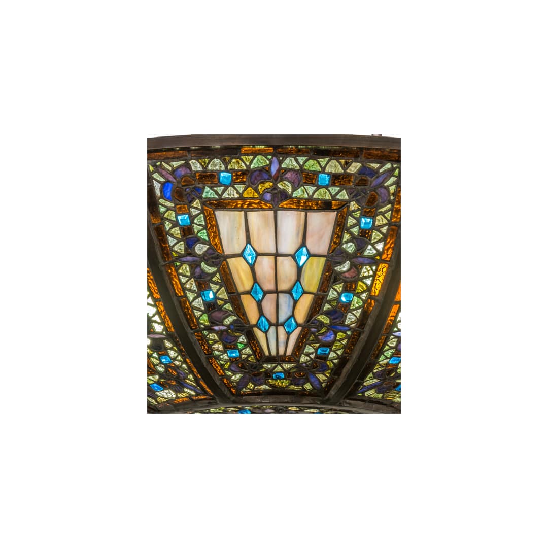 Fleur-de-lis 4 Light 24" Wide Pendant
