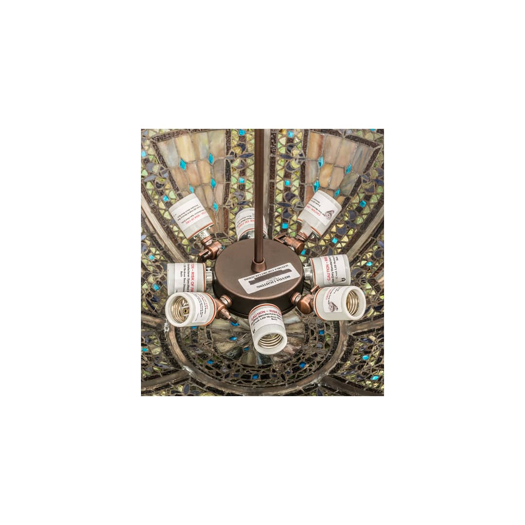 Fleur-de-lis 4 Light 24" Wide Pendant