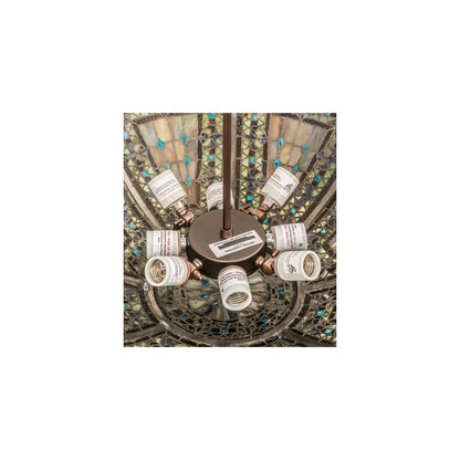 Fleur-de-lis 4 Light 24" Wide Pendant