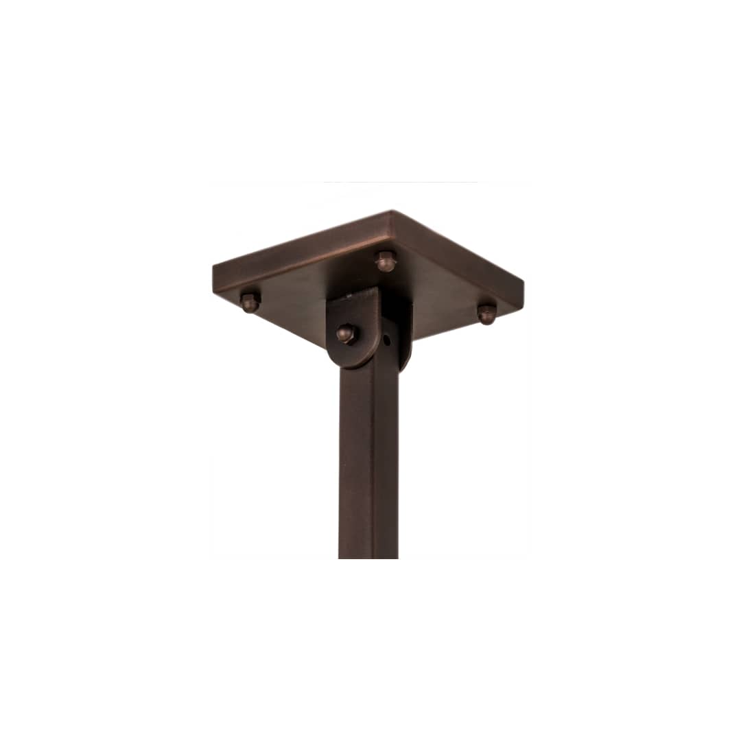 Personalized 9 Light 17" Wide Linear Pendant