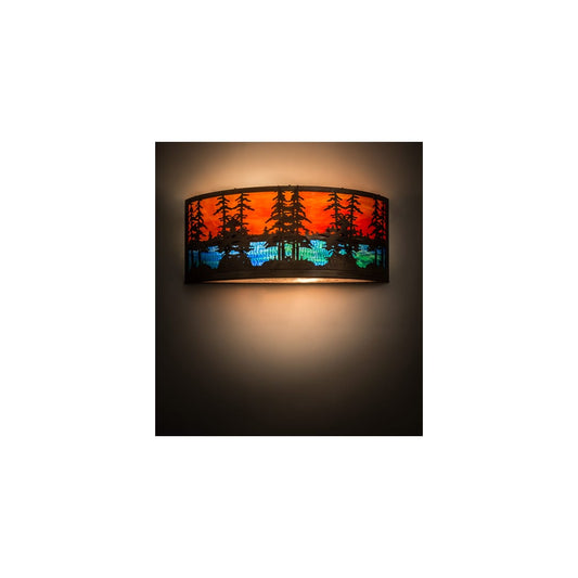 Tall Pines 2 Light 12" Tall Wall Sconce