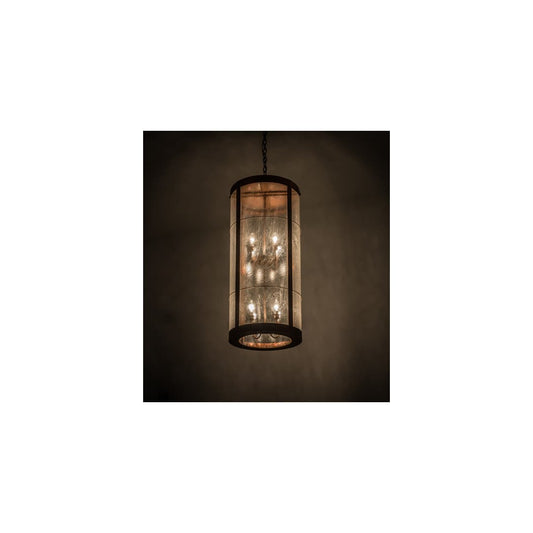 Villa 8 Light 18" Wide Taper Candle Pendant