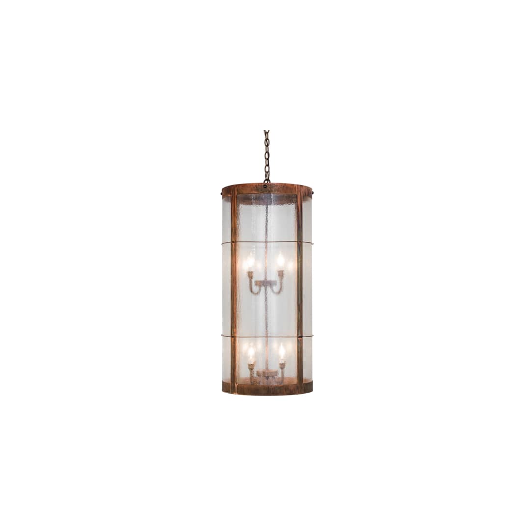Villa 8 Light 18" Wide Taper Candle Pendant