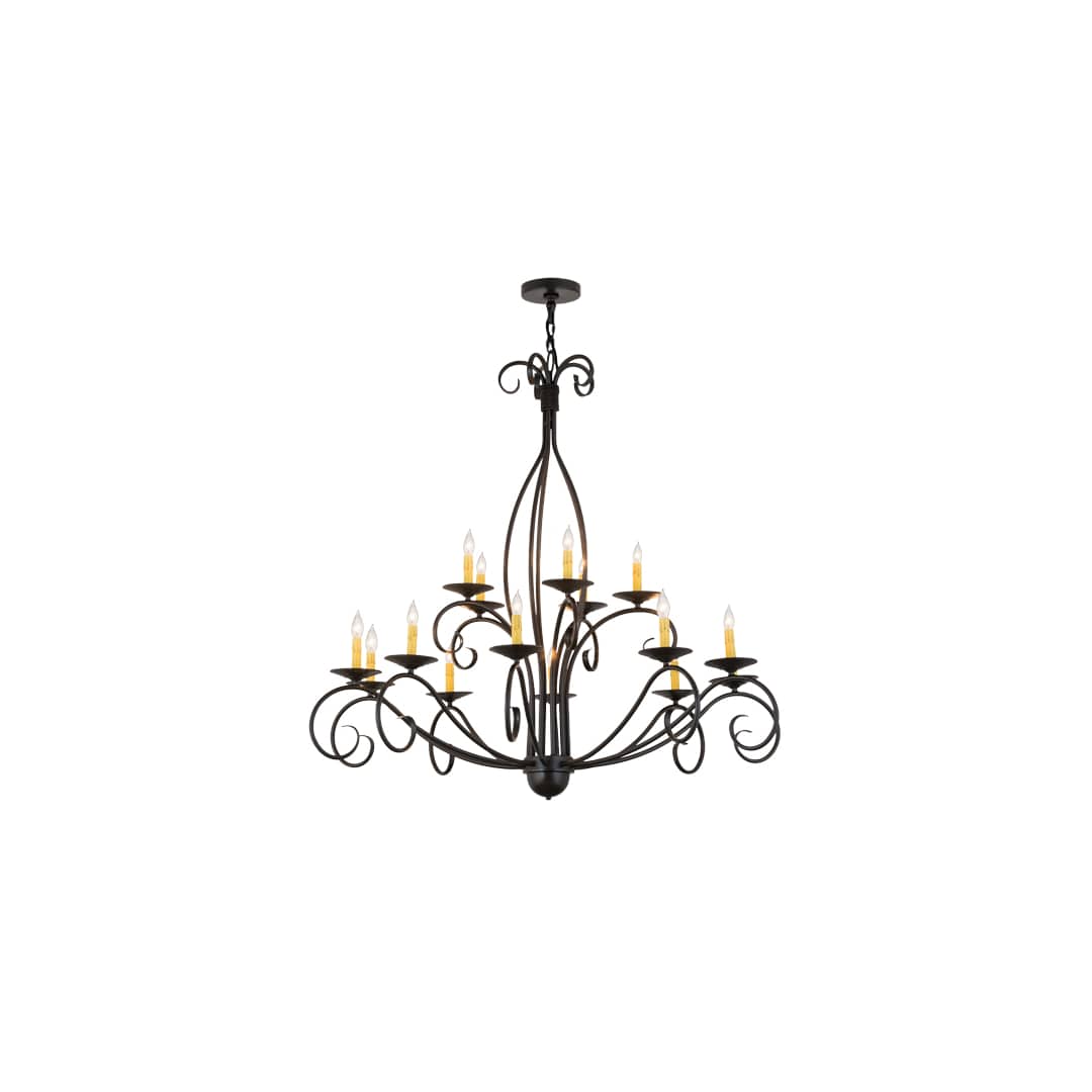 Sienna 15 Light 48" Wide Taper Candle Style Chandelier