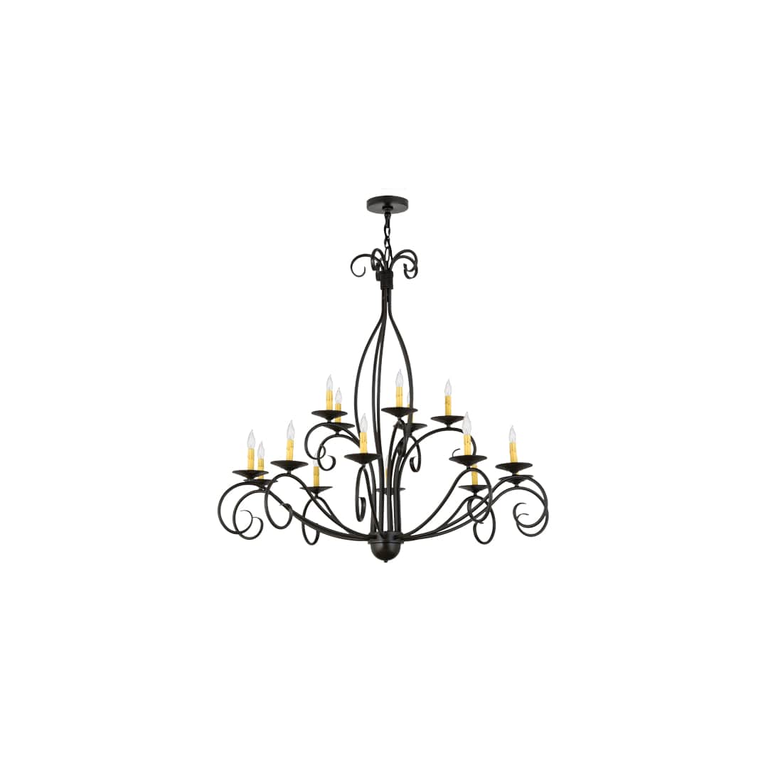 Sienna 15 Light 48" Wide Taper Candle Style Chandelier