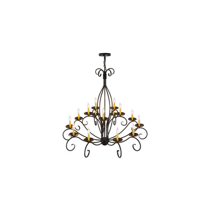 Sienna 15 Light 48" Wide Taper Candle Style Chandelier