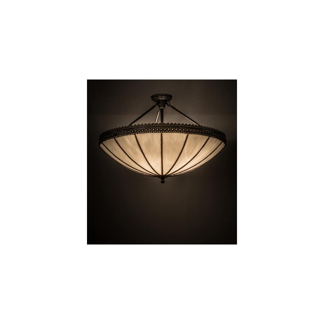 Shansky 4 Light 31" Wide Semi-Flush Bowl Ceiling Fixture
