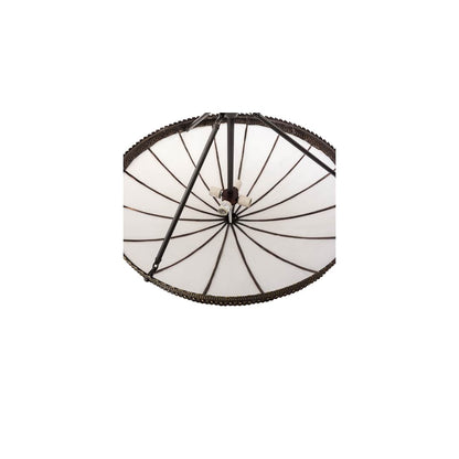 Shansky 4 Light 31" Wide Semi-Flush Bowl Ceiling Fixture