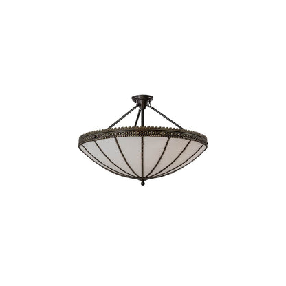 Shansky 4 Light 31" Wide Semi-Flush Bowl Ceiling Fixture