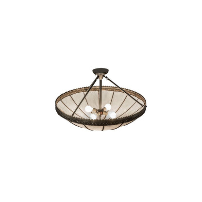 Shansky 4 Light 31" Wide Semi-Flush Bowl Ceiling Fixture