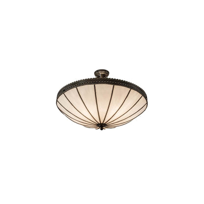 Shansky 4 Light 31" Wide Semi-Flush Bowl Ceiling Fixture