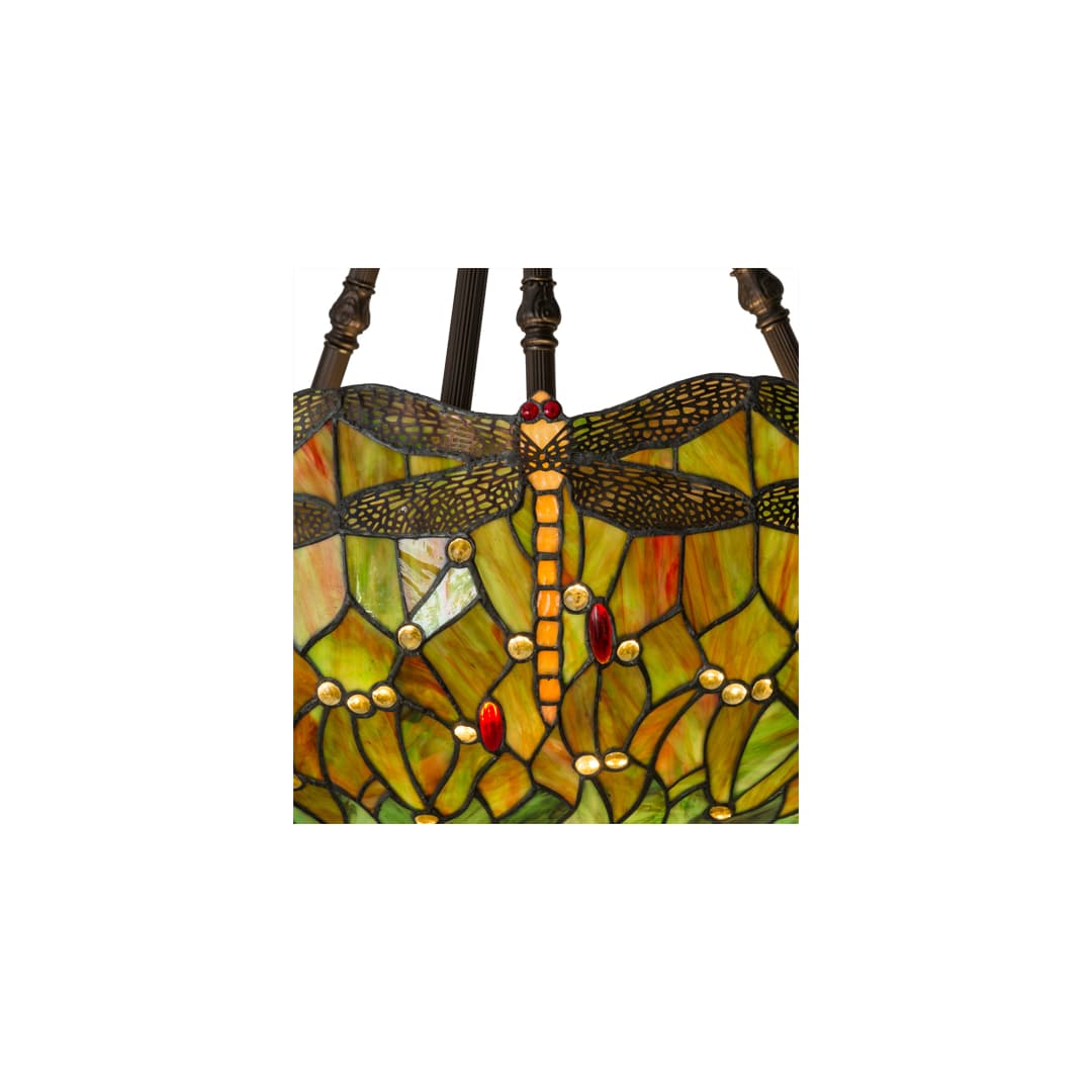 Tiffany Hanginghead Dragonfly 4 Light 38" Wide Pendant