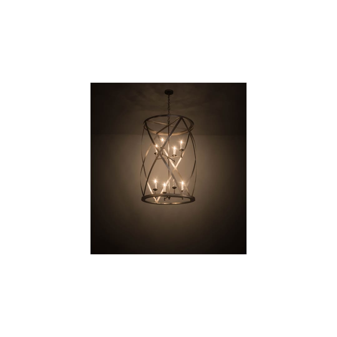 Desmond 8 Light 30" Wide Taper Candle Pendant