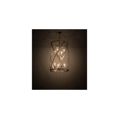 Desmond 8 Light 30" Wide Taper Candle Pendant