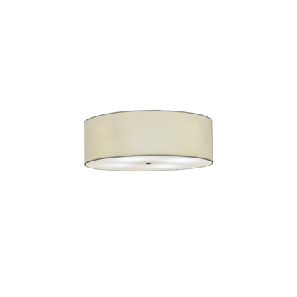 Cilindro 4 Light 30" Wide Semi-Flush Drum Ceiling Fixture - Brushed Nickel Finish