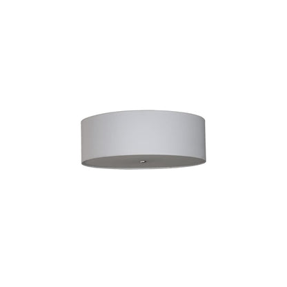 Cilindro 4 Light 30" Wide Semi-Flush Drum Ceiling Fixture - Brushed Nickel Finish