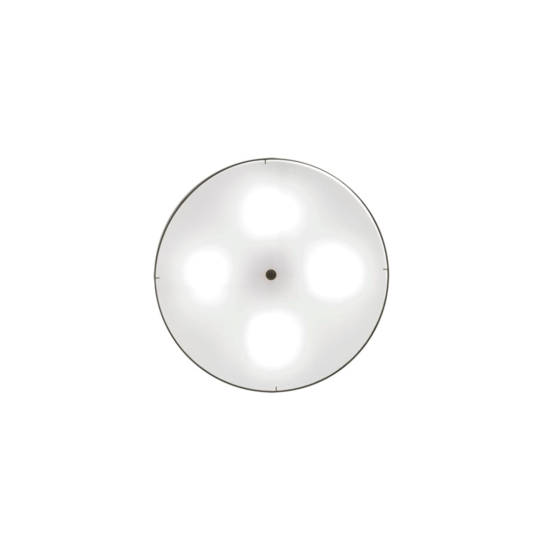 Cilindro 4 Light 30" Wide Semi-Flush Drum Ceiling Fixture - Brushed Nickel Finish