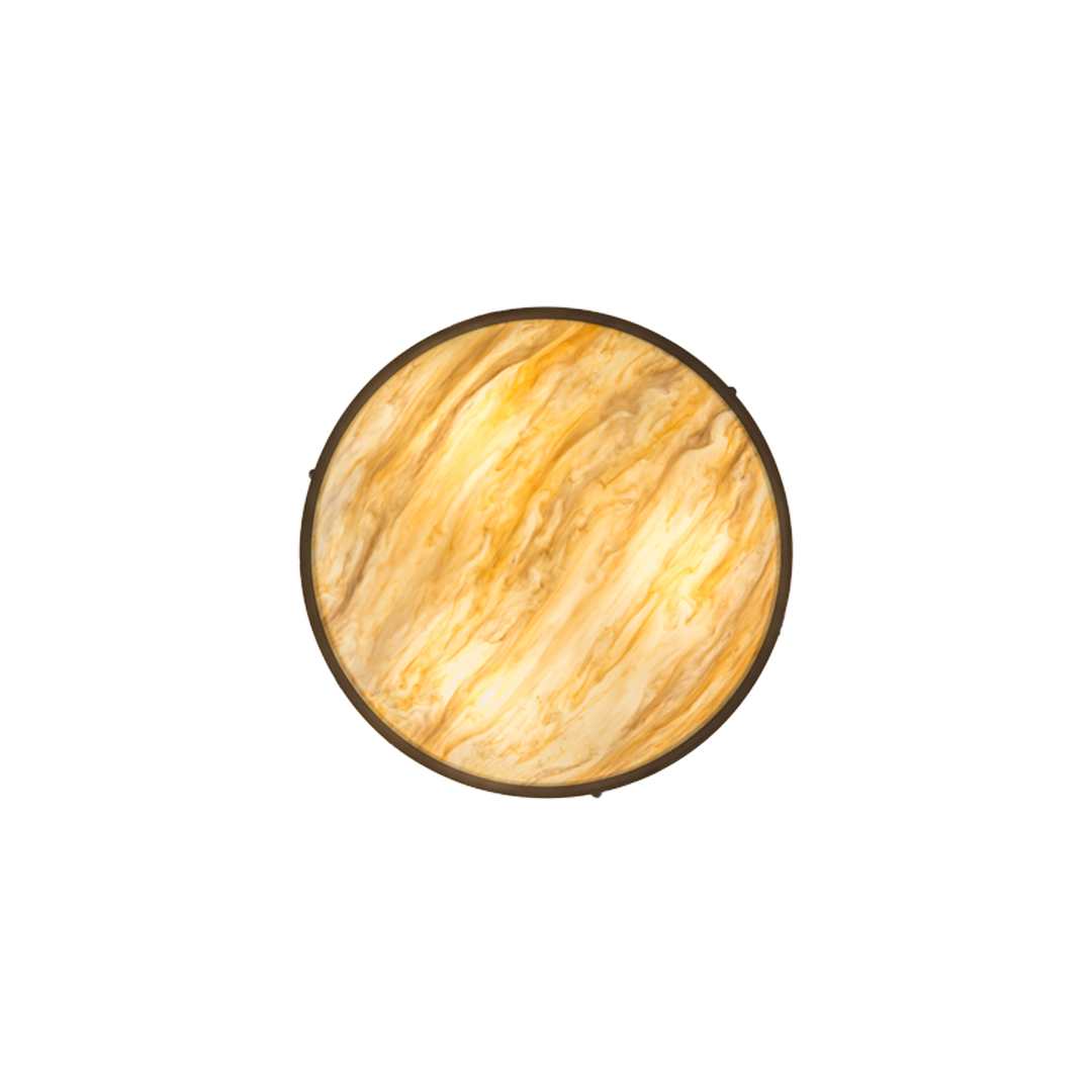 Dionne 3 Light 30" Wide Semi-Flush Bowl Ceiling Fixture - Cafe-Noir Finish