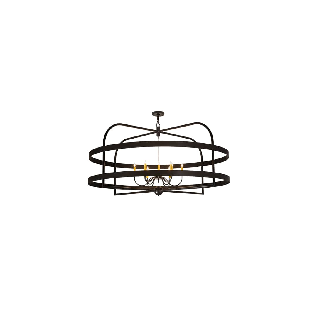 Aldari 12 Light 68" Wide Taper Candle Ring Chandelier