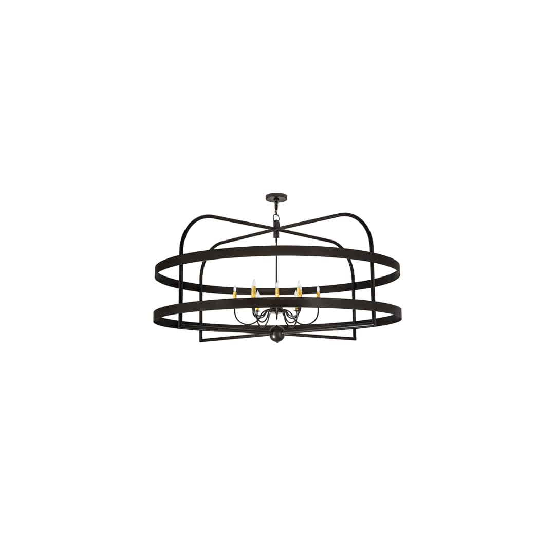 Aldari 12 Light 68" Wide Taper Candle Ring Chandelier