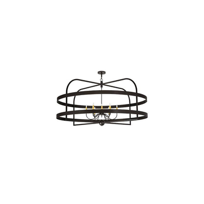 Aldari 12 Light 68" Wide Taper Candle Ring Chandelier