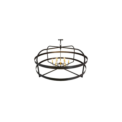 Aldari 12 Light 68" Wide Taper Candle Ring Chandelier