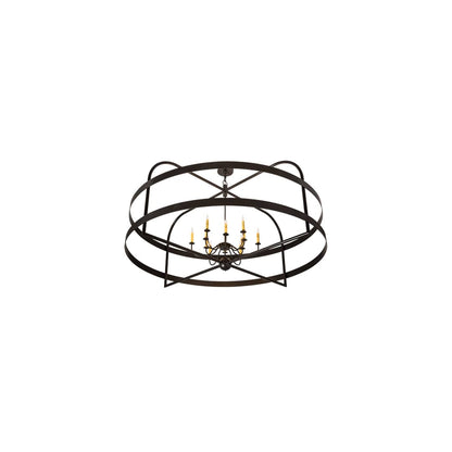 Aldari 12 Light 68" Wide Taper Candle Ring Chandelier