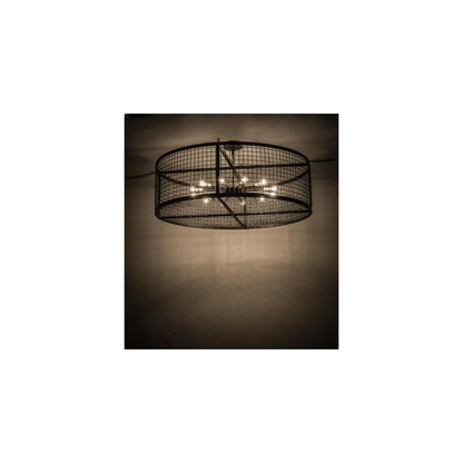 Paloma Golpe 12 Light 60" Wide Cage Pendant