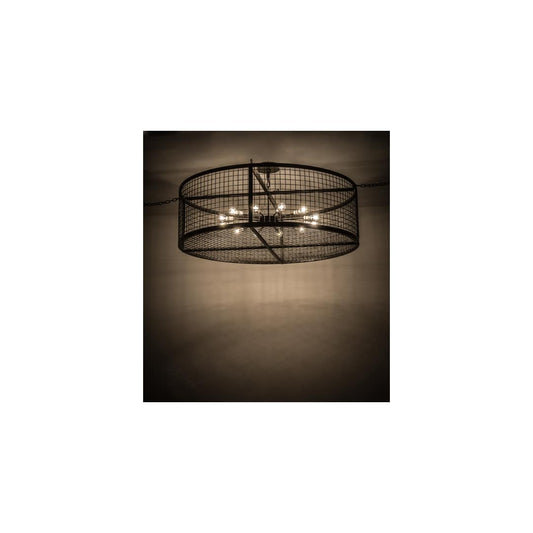 Paloma Golpe 12 Light 60" Wide Cage Pendant